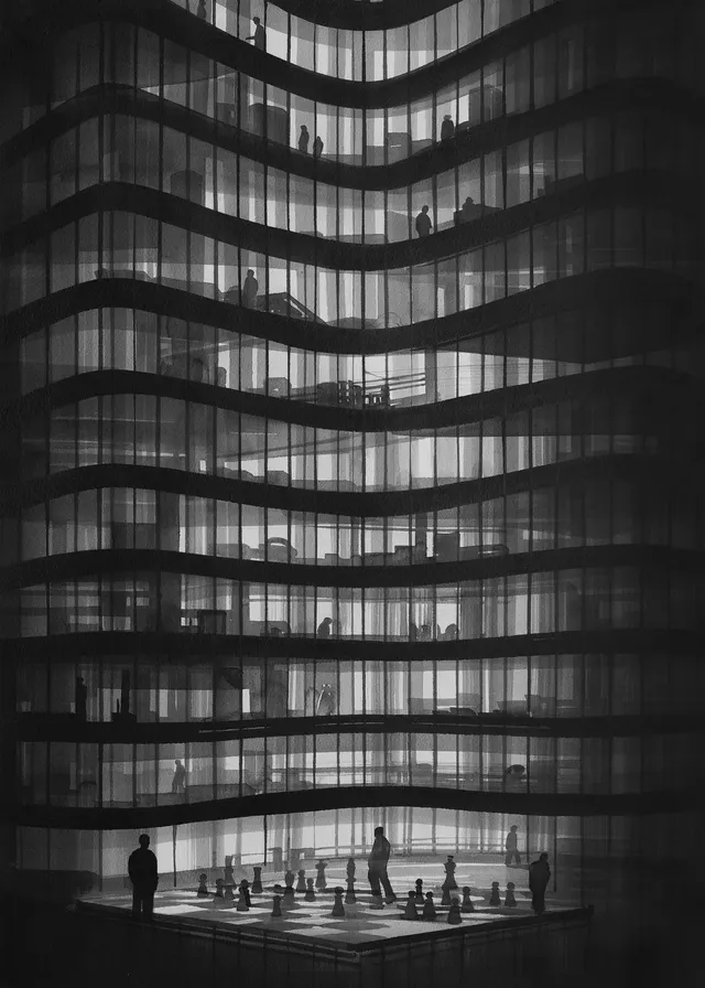 Where the evening opens