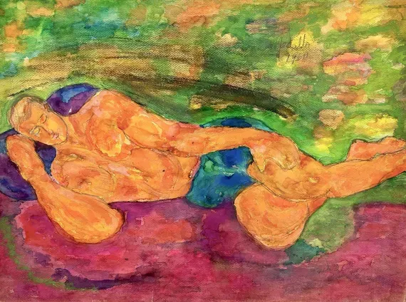 Male Figure Reclining