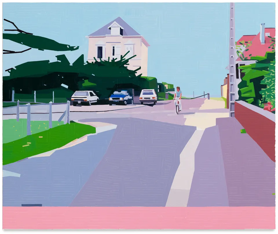 Guy Yanai, Young Man Riding Bicycle