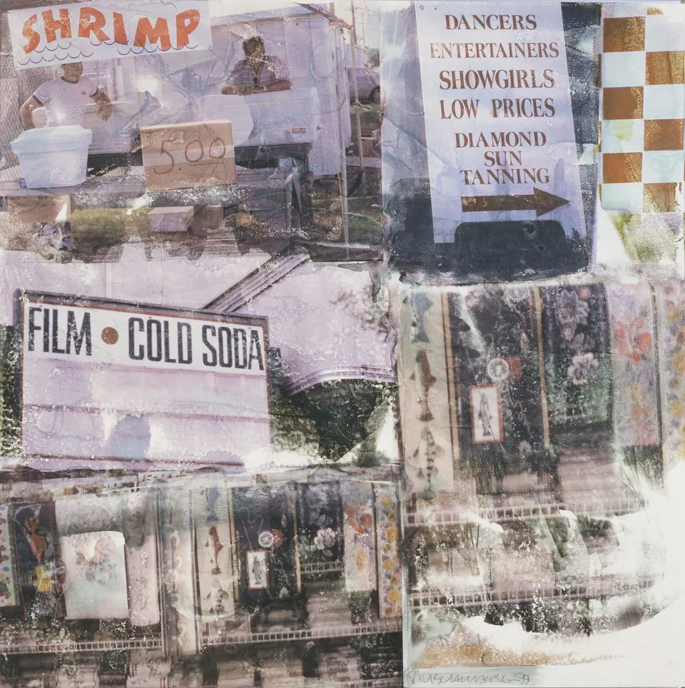 ROBERT RAUSCHENBERG, Road Spa [Anagram (A Pun)]