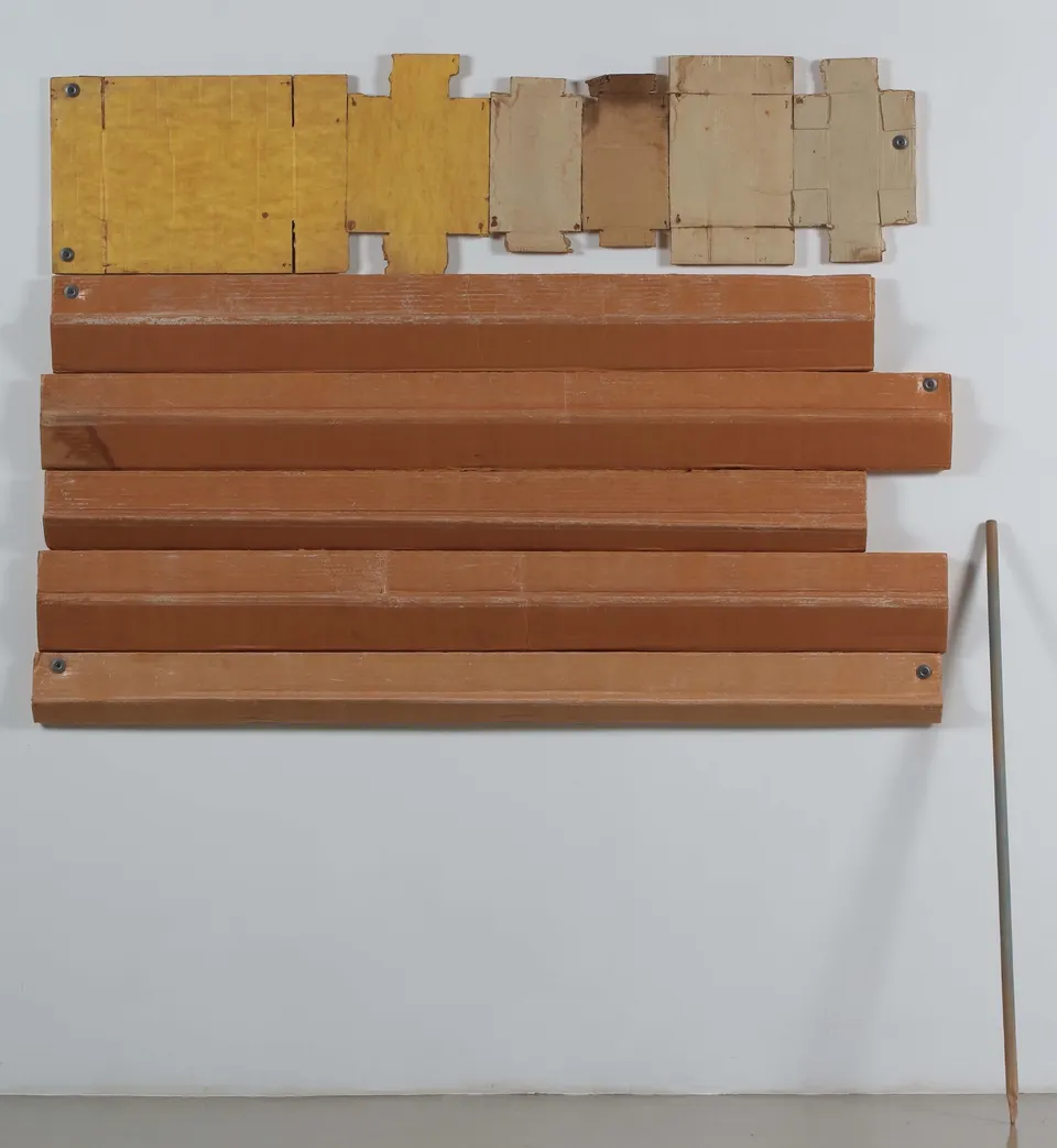 ROBERT RAUSCHENBERG, Canary Stick (Cardboard)