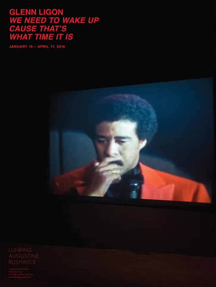 Glenn Ligon, "We Need To Wake Up Cause That's What Time It Is" Poster