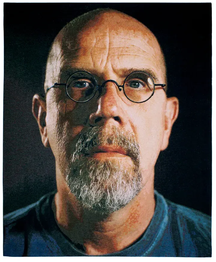 CHUCK CLOSE, Self-Portrait / Color