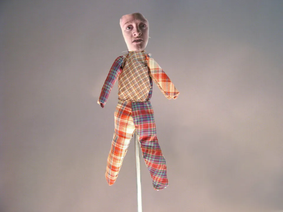 Tony Oursler, Plaid Doll