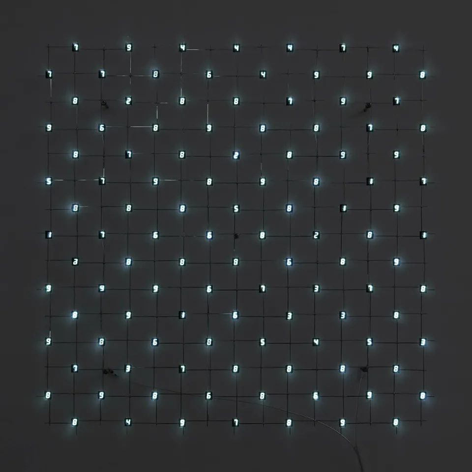 Tatsuo Miyajima, C.F Lifestructurism - no.5