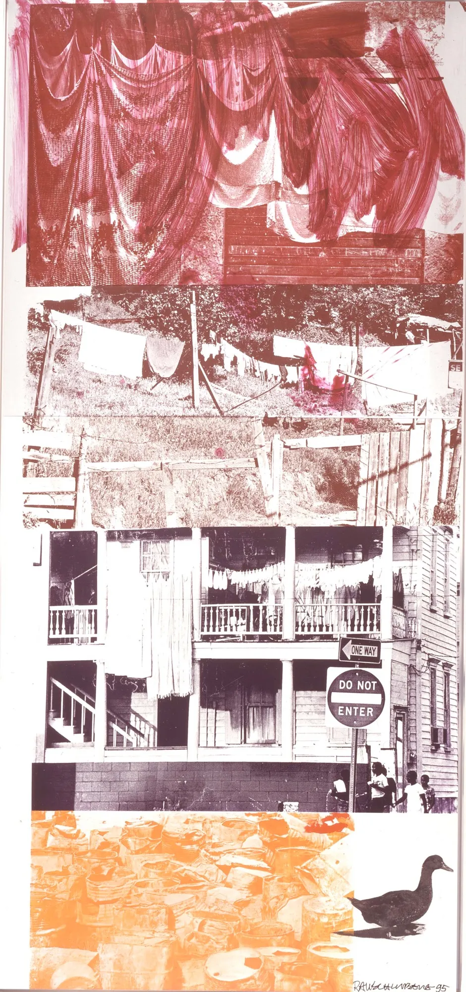 ROBERT RAUSCHENBERG, Monday Duck (Urban Bourbon)