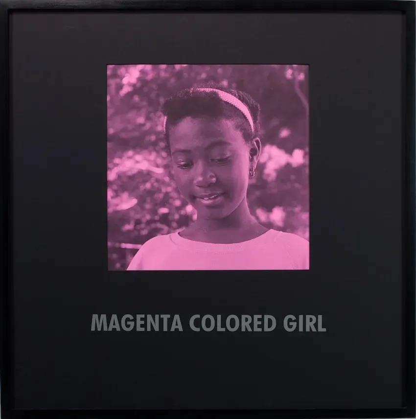 Carrie Mae Weems, Magenta Colored Girl
