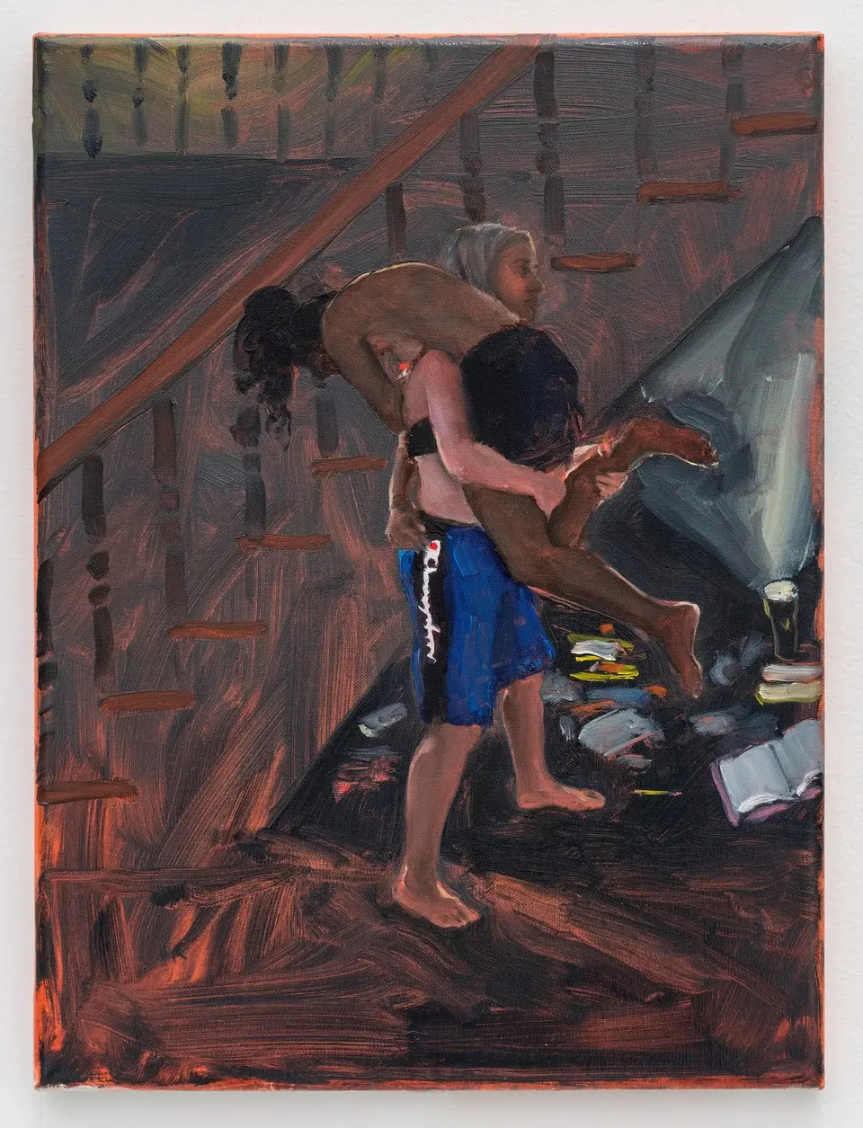Jenna Gribbon, Hiding place under the stairs wrestlers
