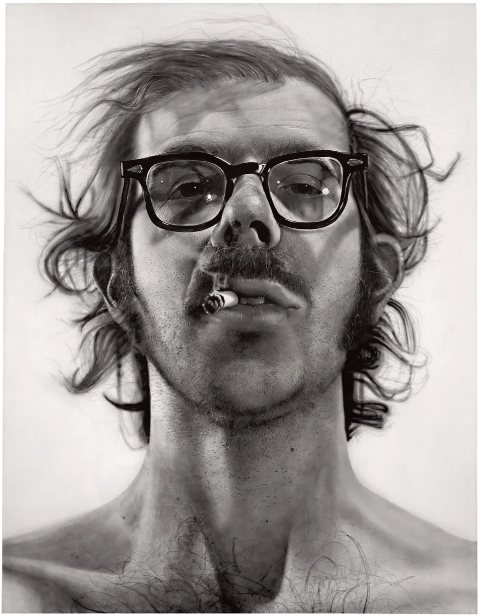 CHUCK CLOSE, Big Self-Portrait