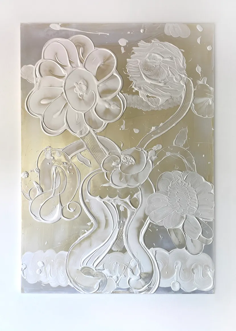 Catherine Howe, Mica Painting (Marigold)