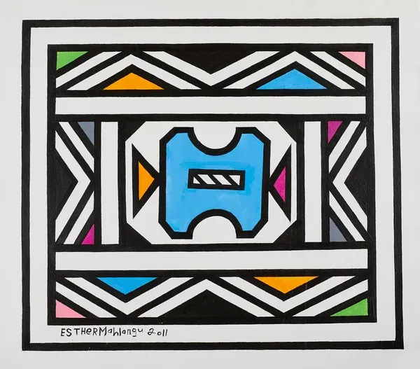 Dr. Esther Mahlangu, Ndebele Abstract