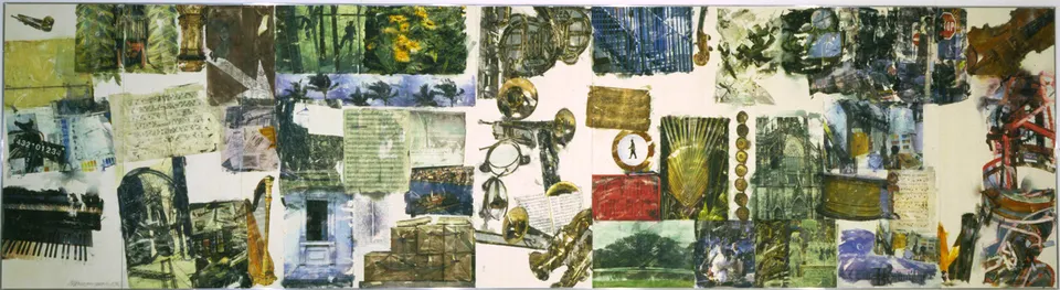 ROBERT RAUSCHENBERG, Echo [Anagram (A Pun)]