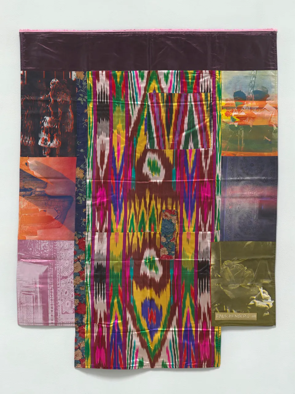 ROBERT RAUSCHENBERG, Samarkand Stitches #III