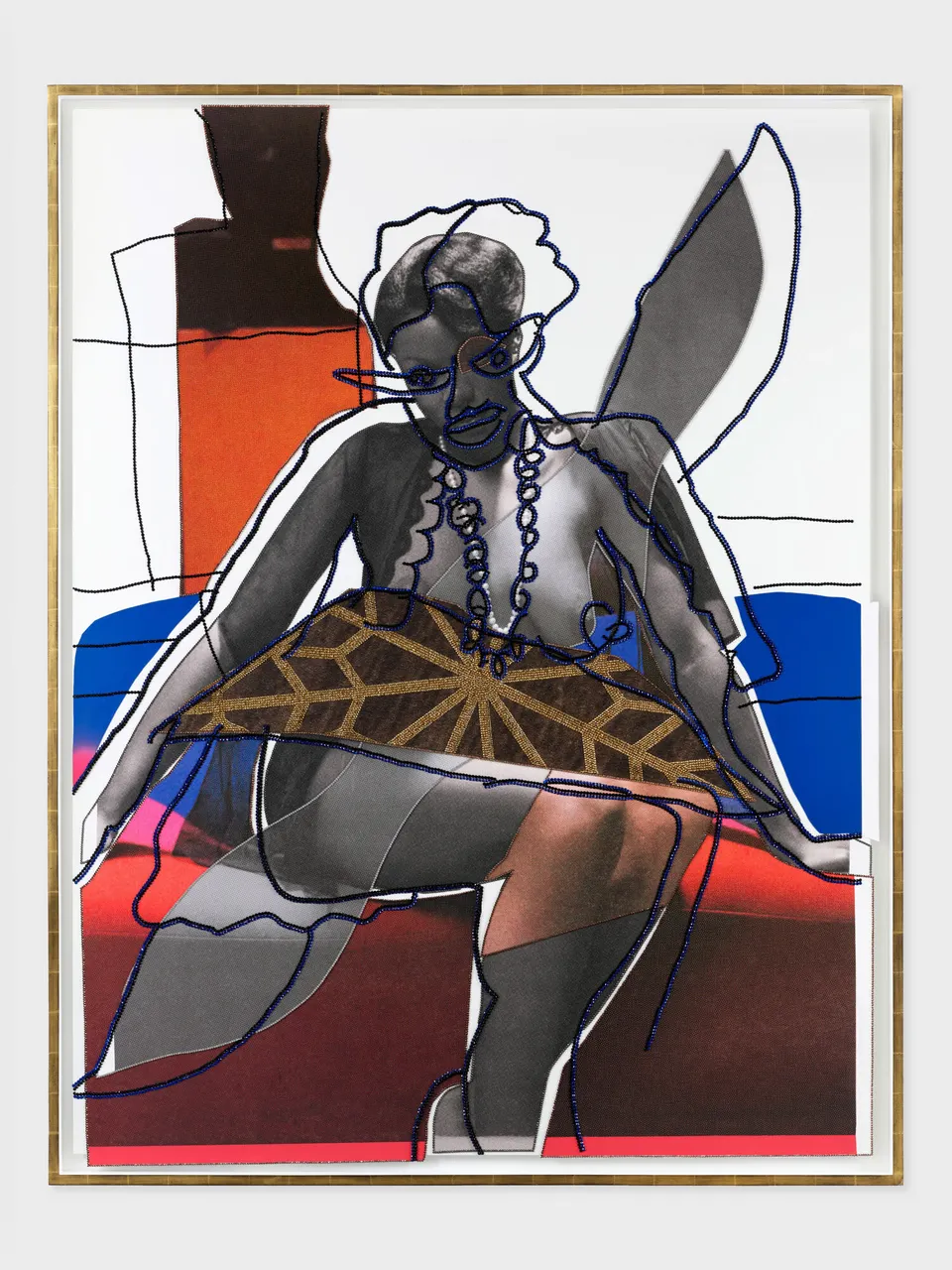 Mickalene Thomas, Jet Blue #52
