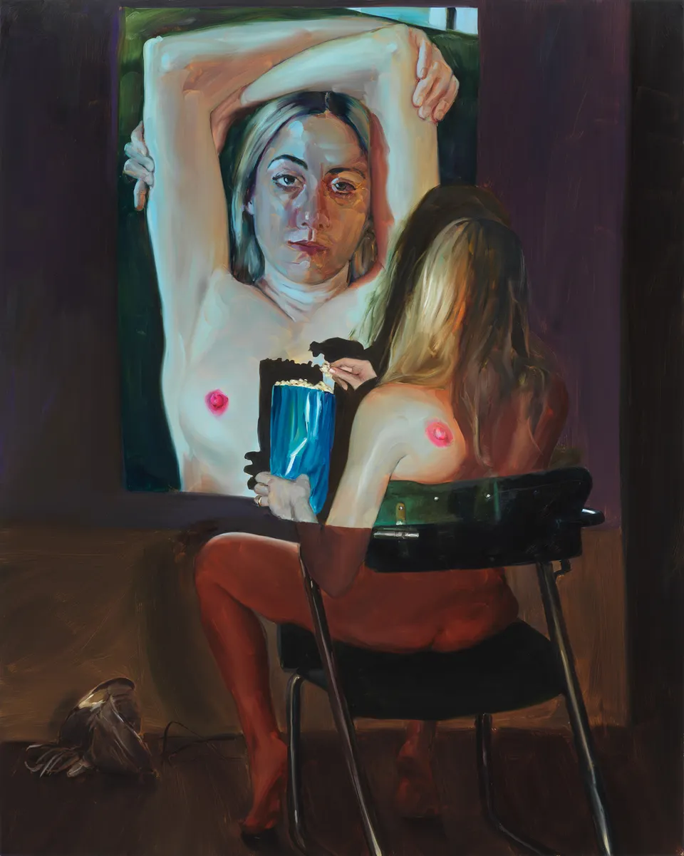Jenna Gribbon, Popcorn painting