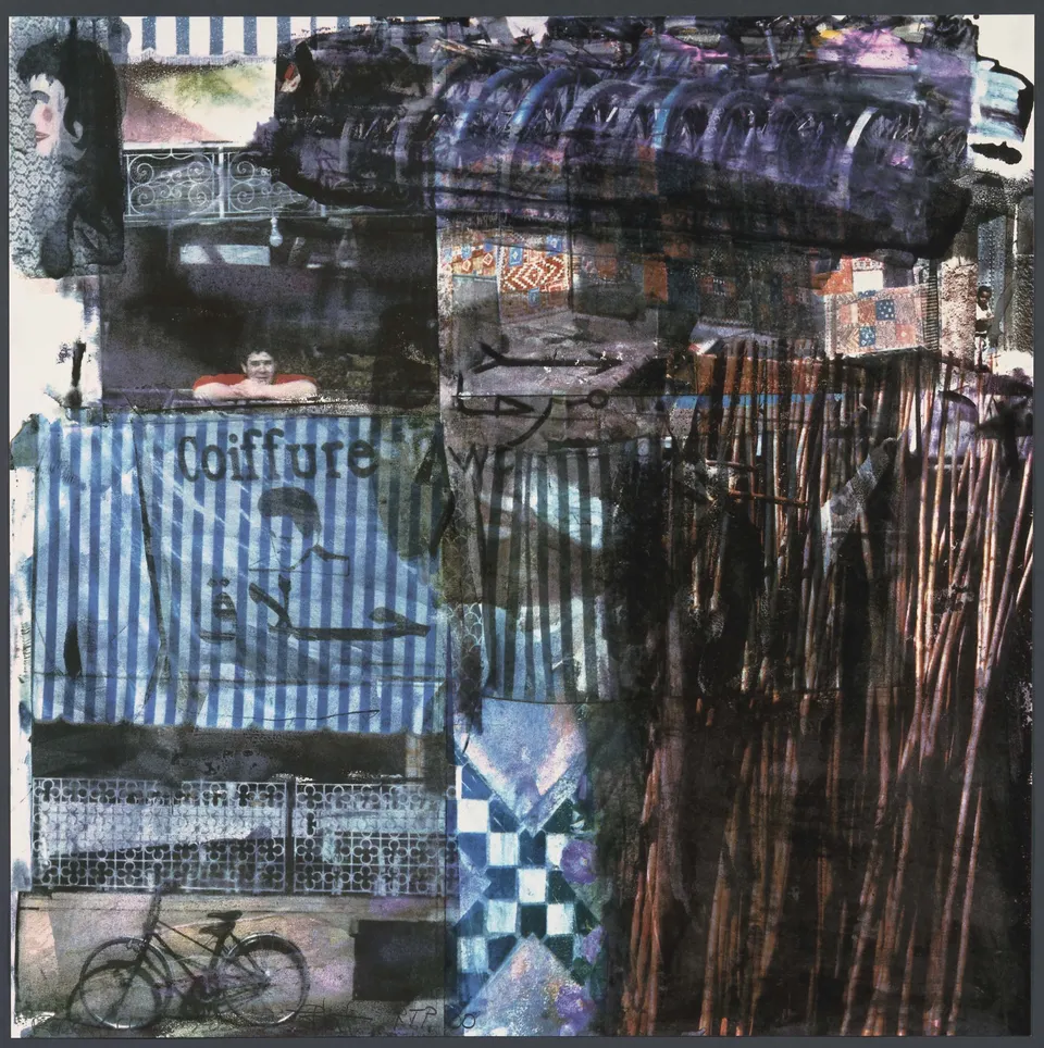 ROBERT RAUSCHENBERG, Quattro Mani Marrakech II