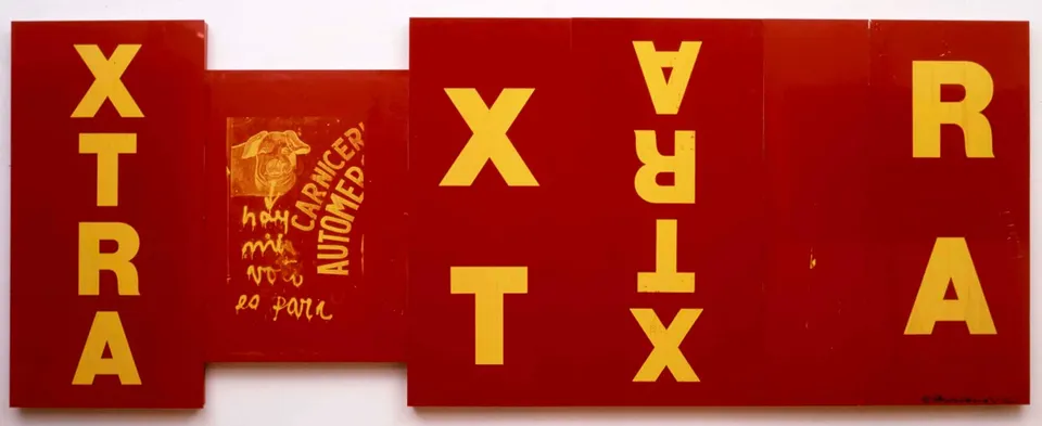 ROBERT RAUSCHENBERG, Xtra (Transom)