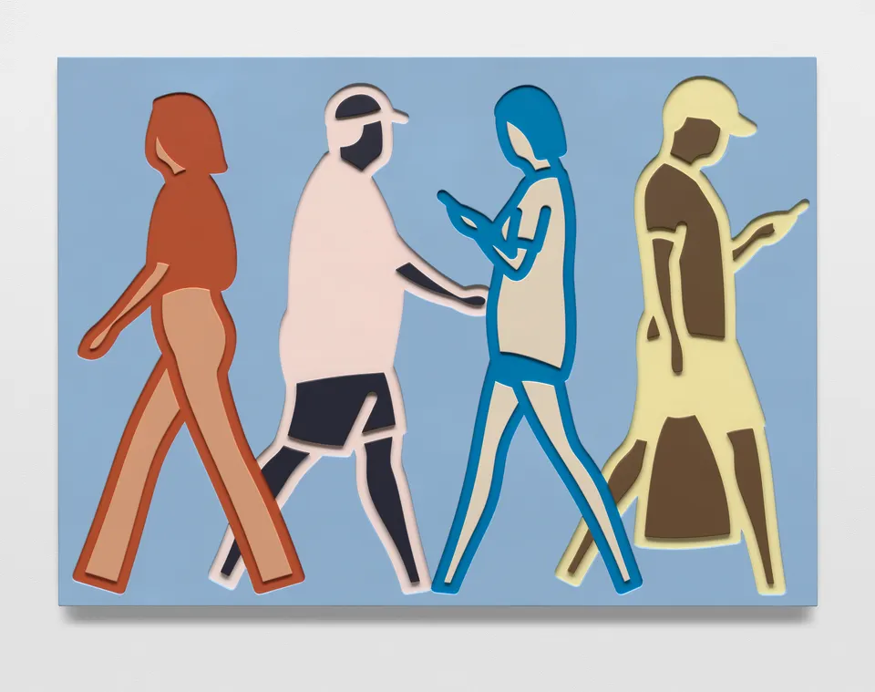 Julian Opie, Walking in Busan. 4.