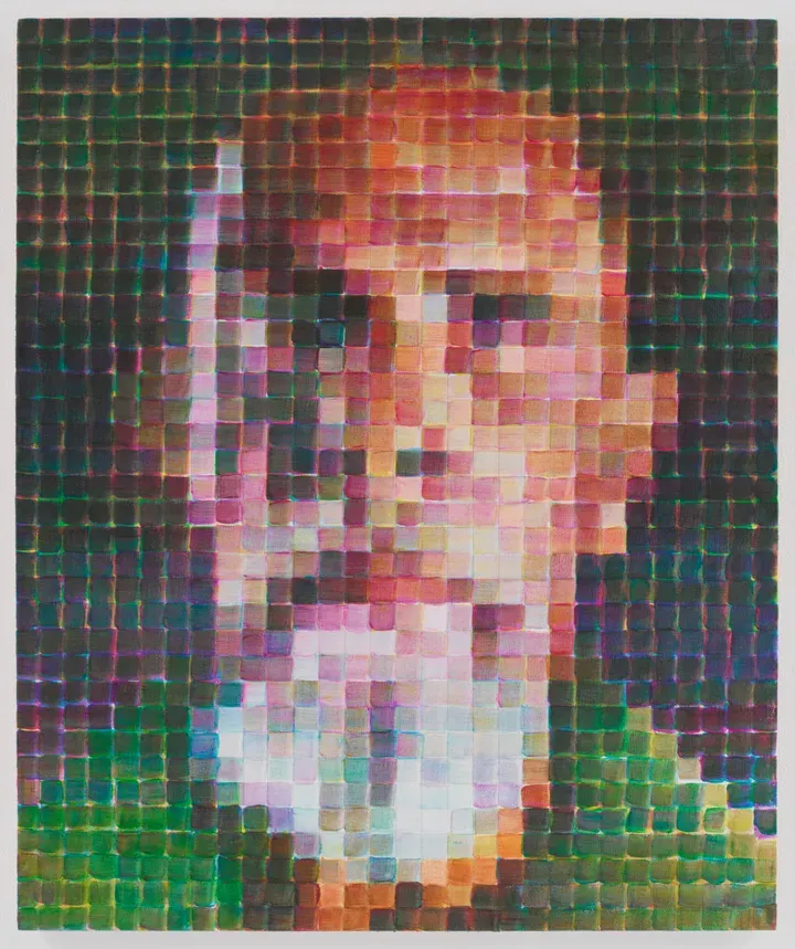 CHUCK CLOSE, Self-Portrait III