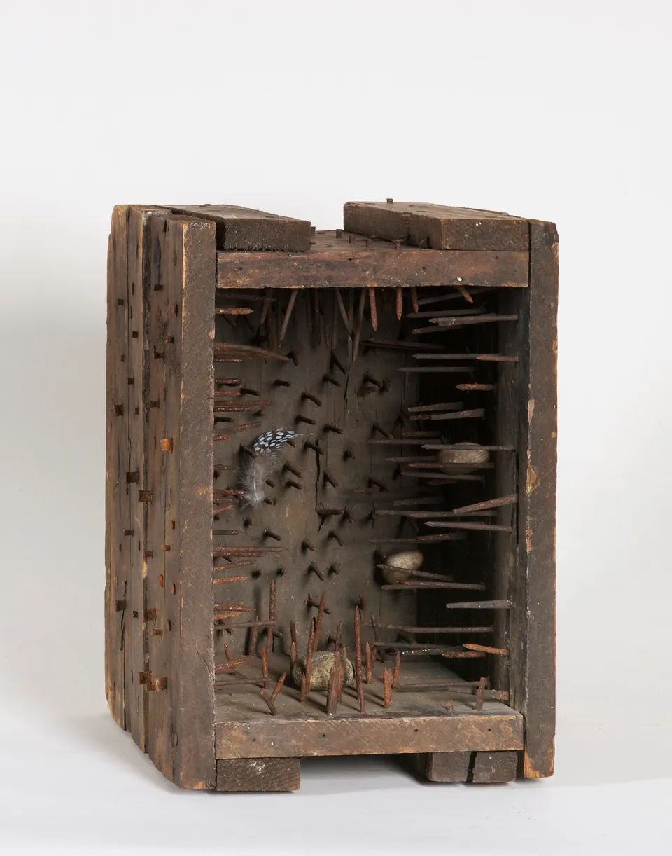 ROBERT RAUSCHENBERG, Music Box (Elemental Sculpture)