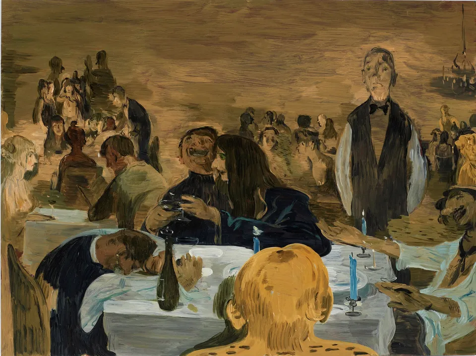 Salman Toor, The Joke