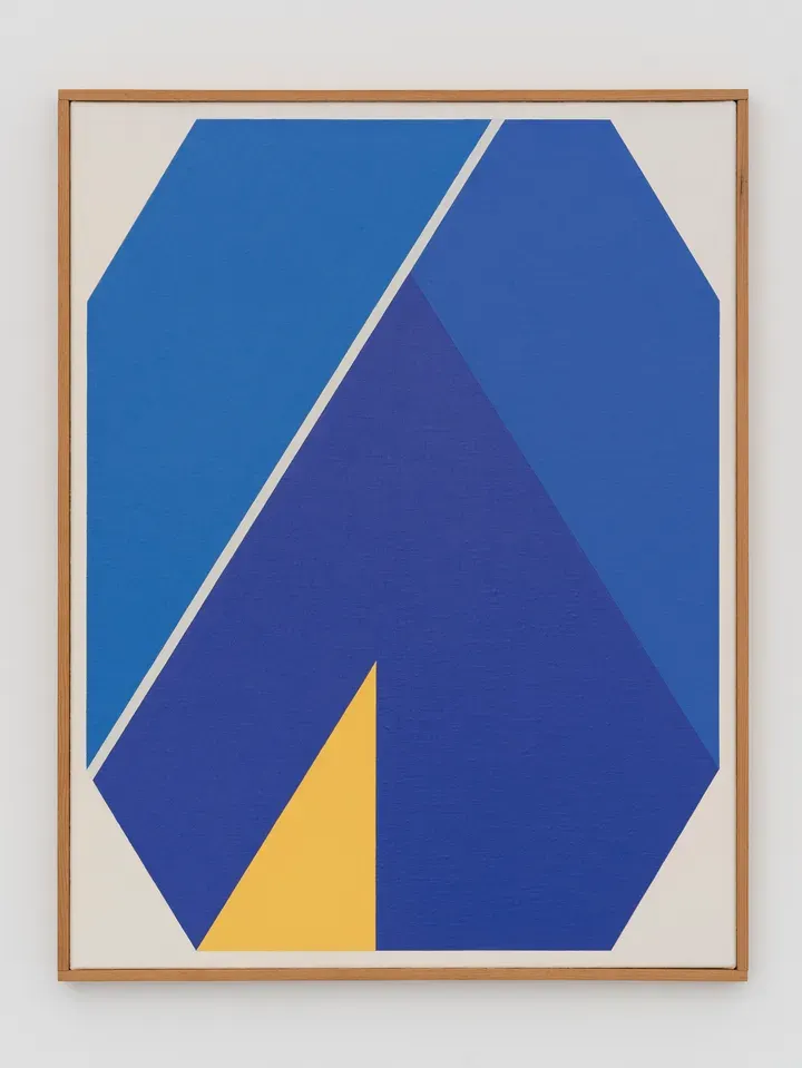 Léon Wuidar, Octogone bleu au triangle jaune, 10 juillet 1978