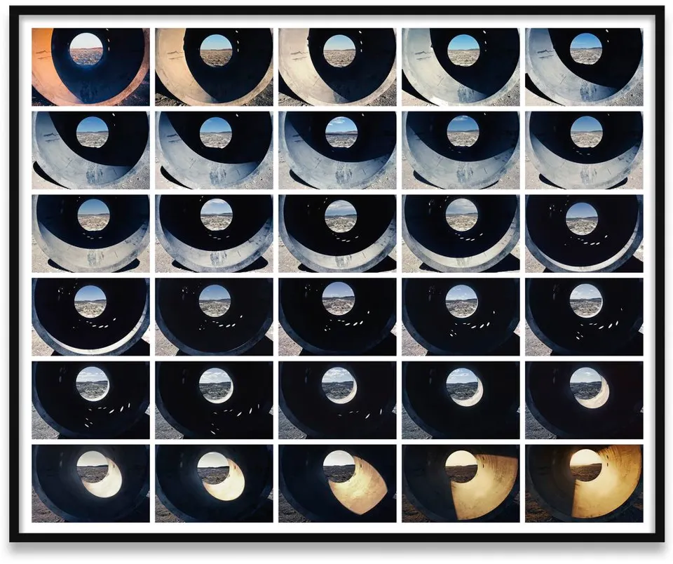 Nancy Holt, Sunlight in Sun Tunnels