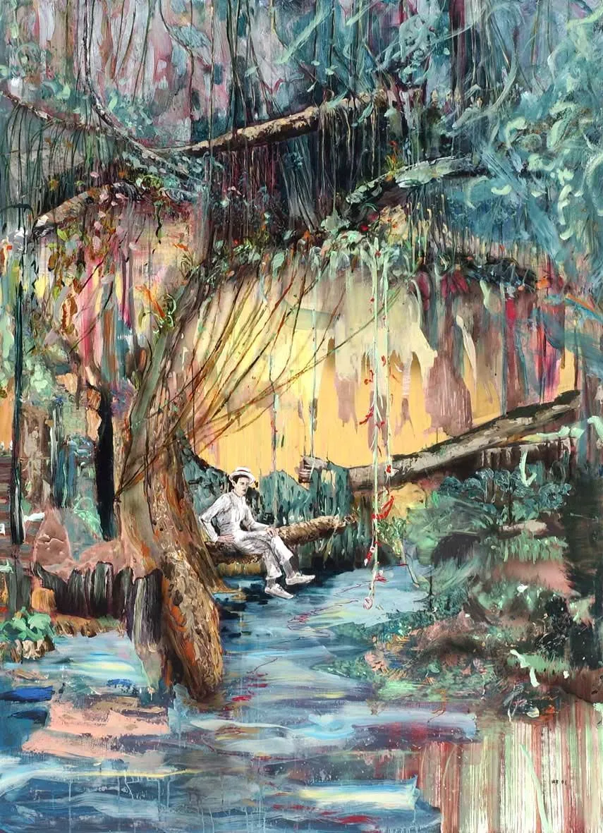 Hernan Bas, The harptree player, or the blood stream