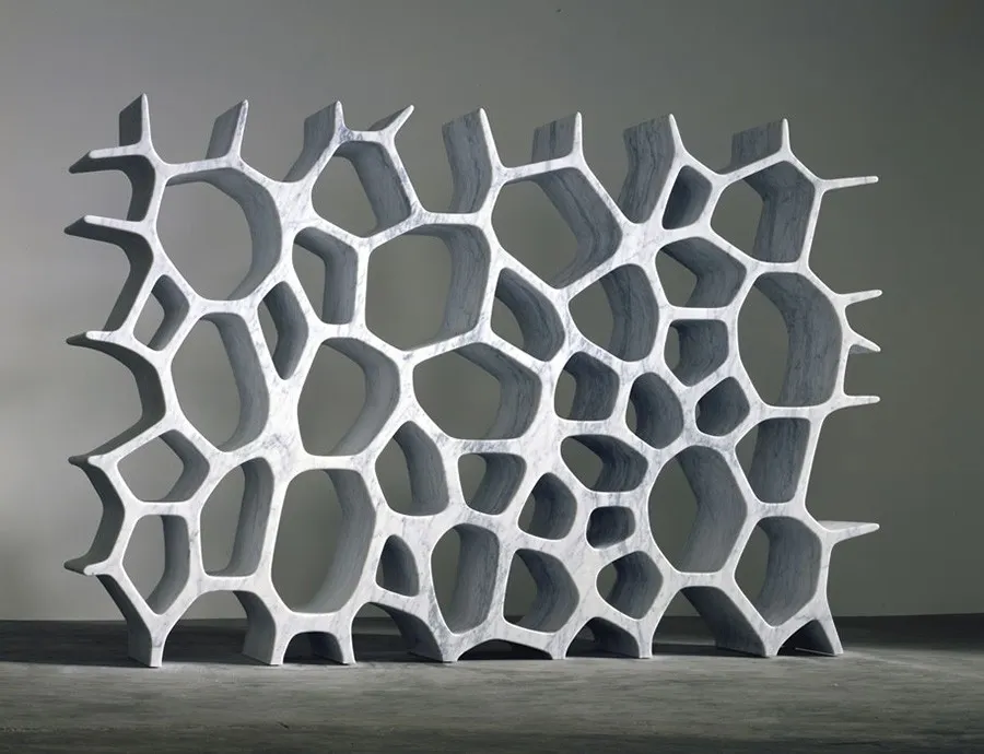 Marc Newson, Voronoi Shelf (white)