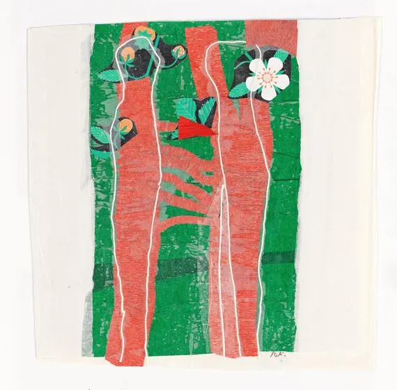 Azade Köker, Bäume in Umarmung [Trees Embracing; Sarılan ağaçlar]