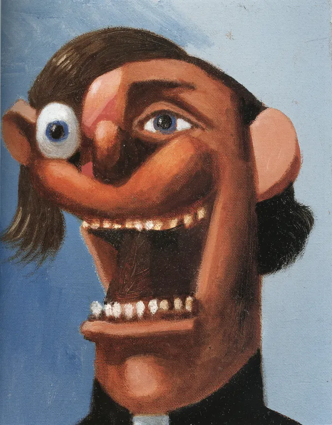 George Condo, The Laughing Priest