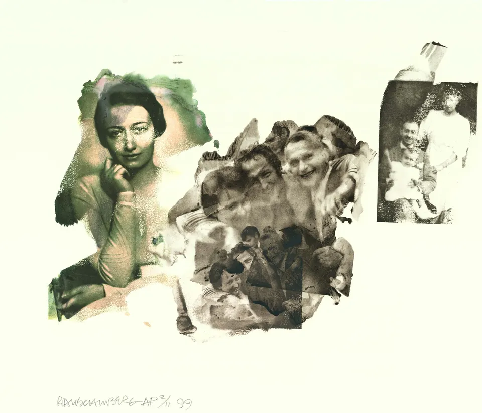 ROBERT RAUSCHENBERG, Ileana (Ruminations)