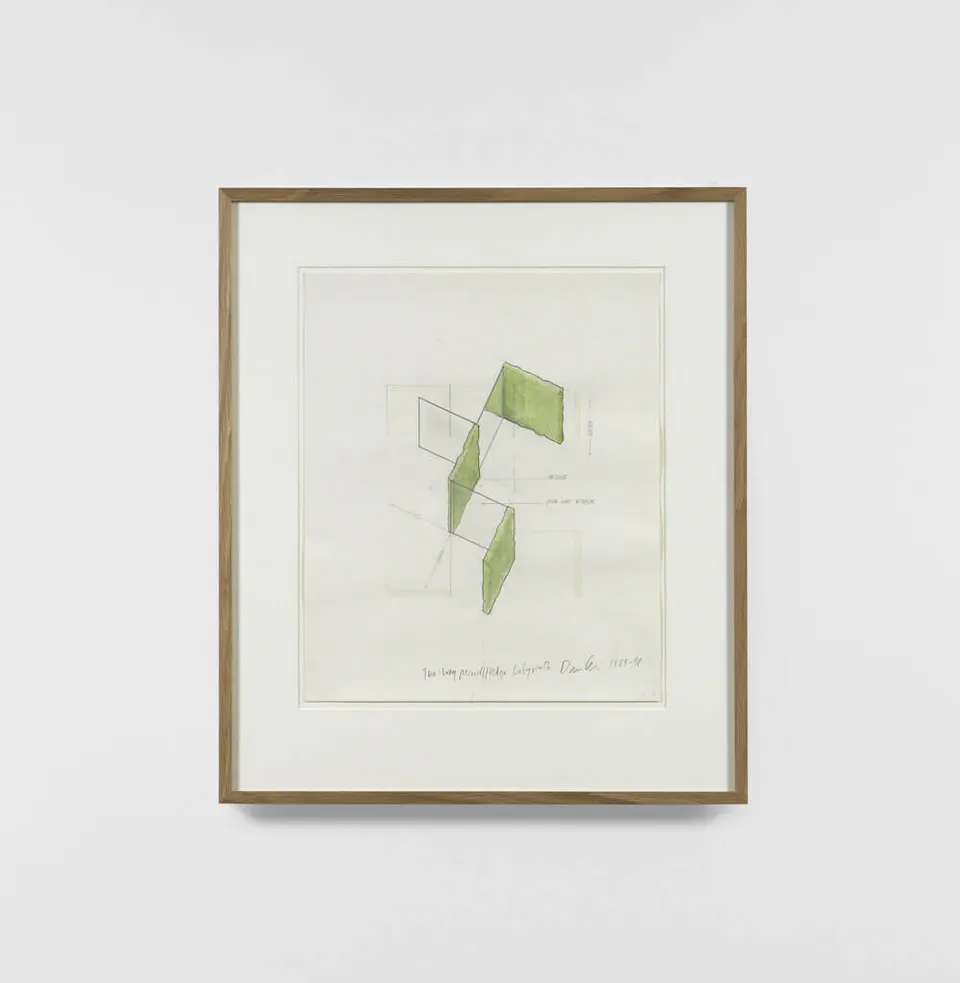 Dan Graham, Two-Way Mirror/Hedge Labyrinth