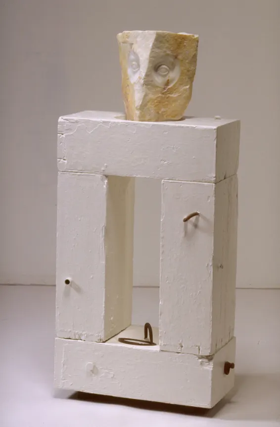 Oliver Lee Jackson, Marble and Wood Sculpture