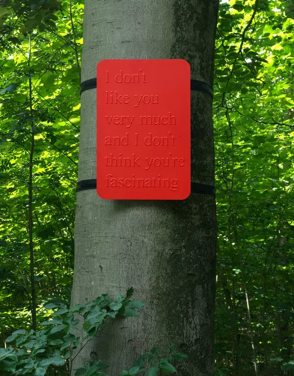 Monica Bonvicini, Tree of Anger