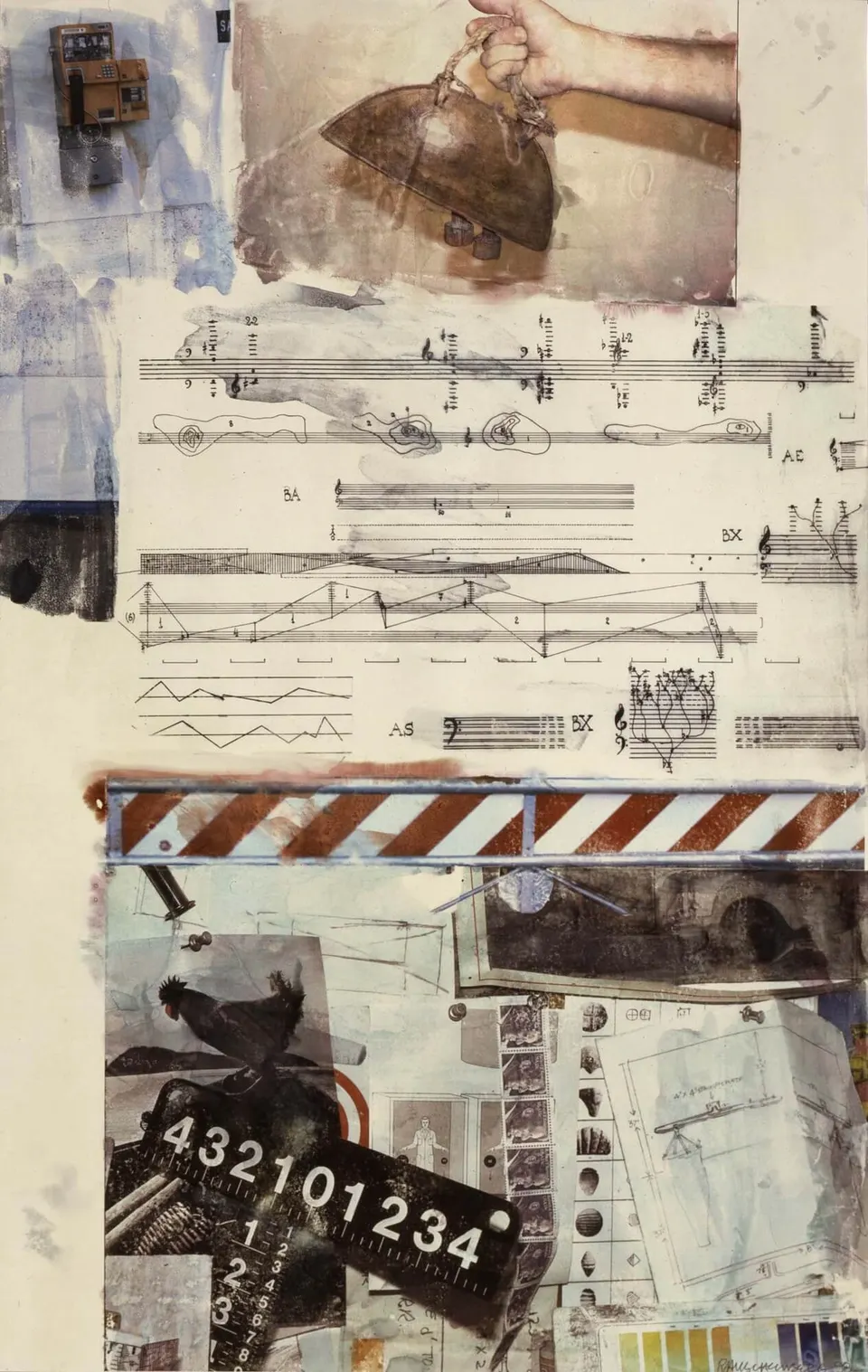 ROBERT RAUSCHENBERG, Duet [Anagram (A Pun)]