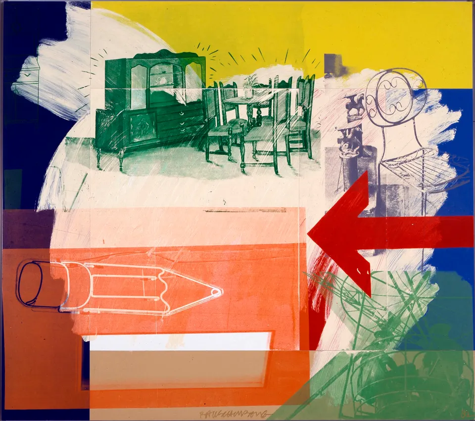 ROBERT RAUSCHENBERG, Drawn (Urban Bourbon)