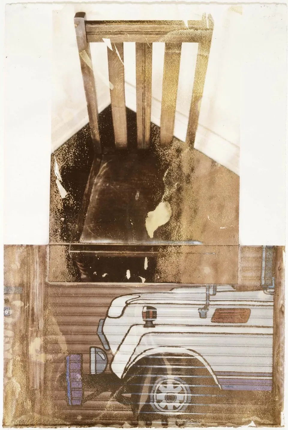 ROBERT RAUSCHENBERG, Pleasure Loathe (Waterworks)