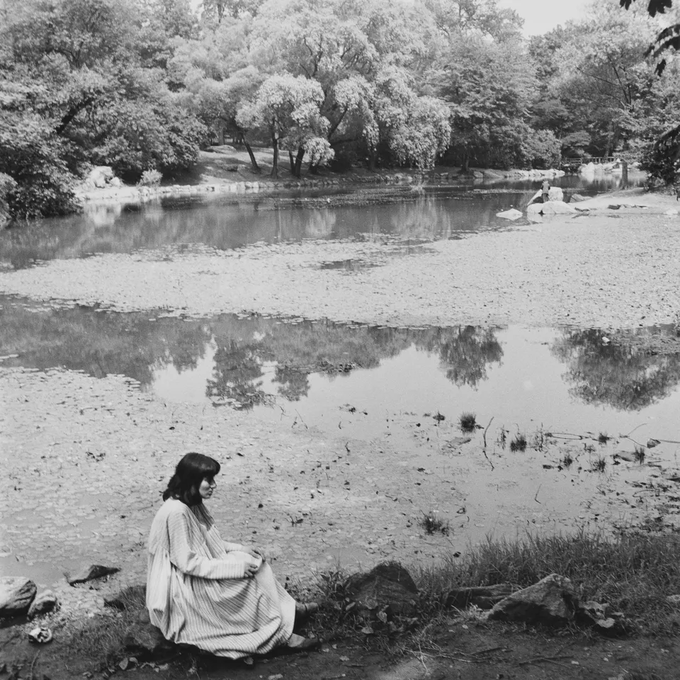 ROBERT RAUSCHENBERG, Susan—Central Park N.Y.C. (II)