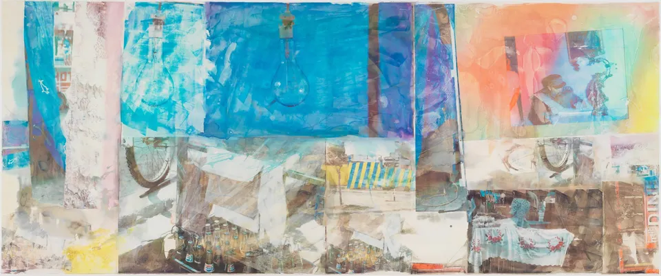 ROBERT RAUSCHENBERG, Fusion (Anagram)