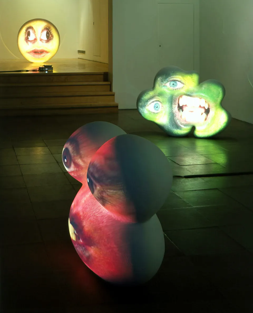 Tony Oursler, Installation view