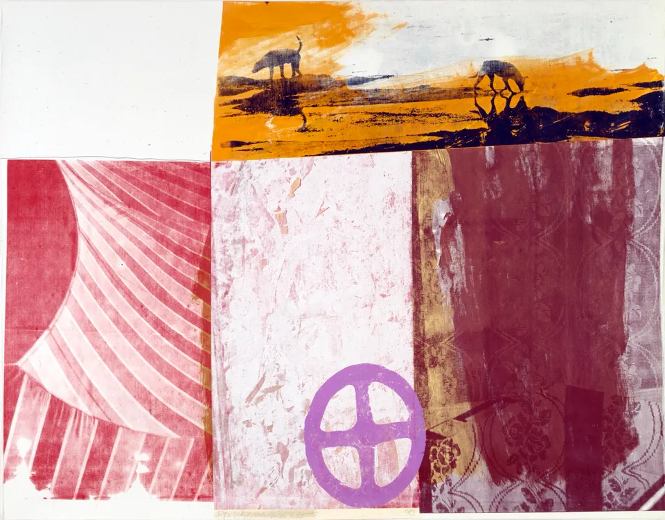ROBERT RAUSCHENBERG, Lace Hunt