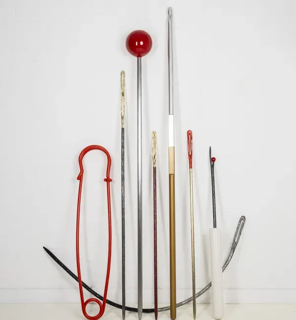 Luella Bartley, Sewing Needle 16 (Silver Chrome + Brass)