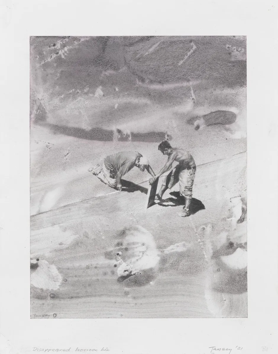Mark Tansey, Disappeared Horizon Line