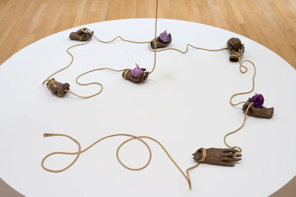 Kelly Akashi, Well(-)Hung (detail)