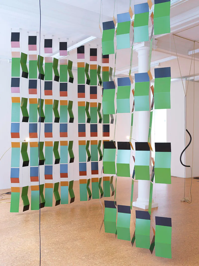 Leonor Antunes, alterated climbing form (I, II)
