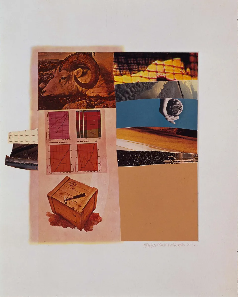ROBERT RAUSCHENBERG, Horsefeathers Thirteen I