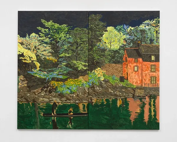 Jiab Prachakul, Maison Rose (Diptych)