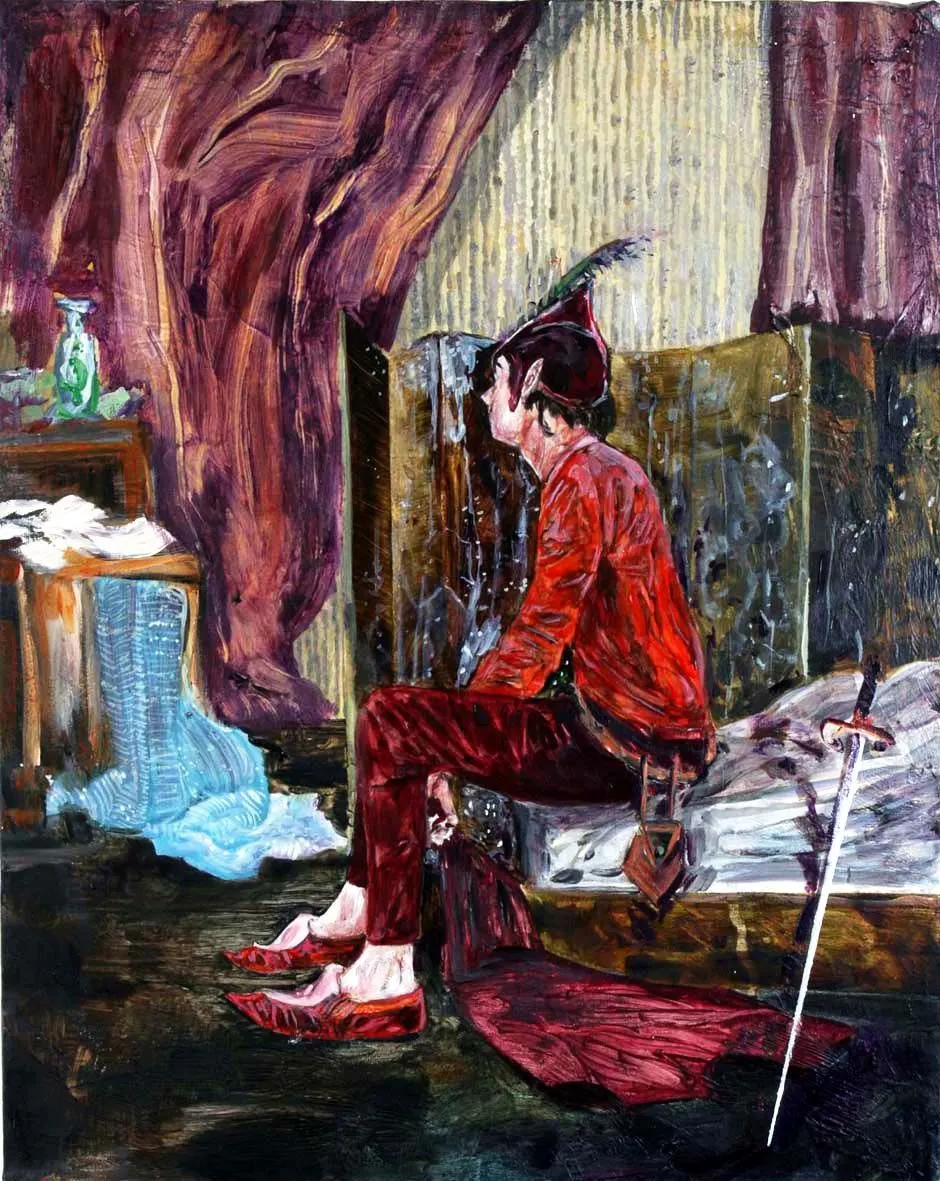 Hernan Bas, The Immaculate lactation of Saint Bernard