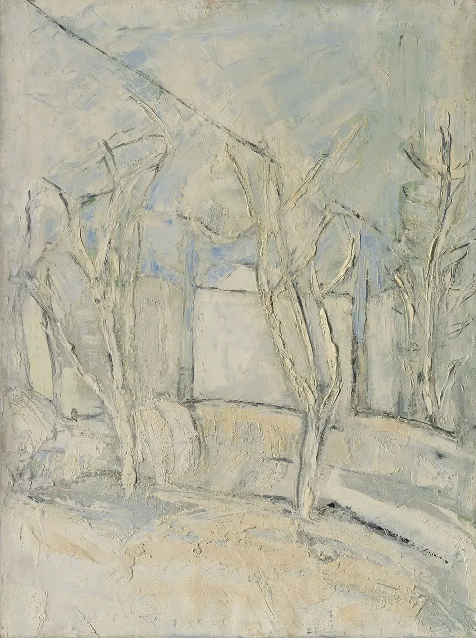 Frank Bowling, Snow Painting